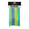 BAR BUTLER COLOURED MILKSHAKE STRAWS 100PK, 7.5MM