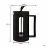REGENT MILANO COFFEE PLUNGER WITH BLACK PLASTIC FRAME 6 CUP, 600ML