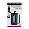 REGENT MILANO COFFEE PLUNGER WITH BLACK PLASTIC FRAME 6 CUP, 600ML