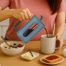 REGENT MILANO COFFEE PLUNGER WITH GREY PLASTIC FRAME 6 CUP, 600ML