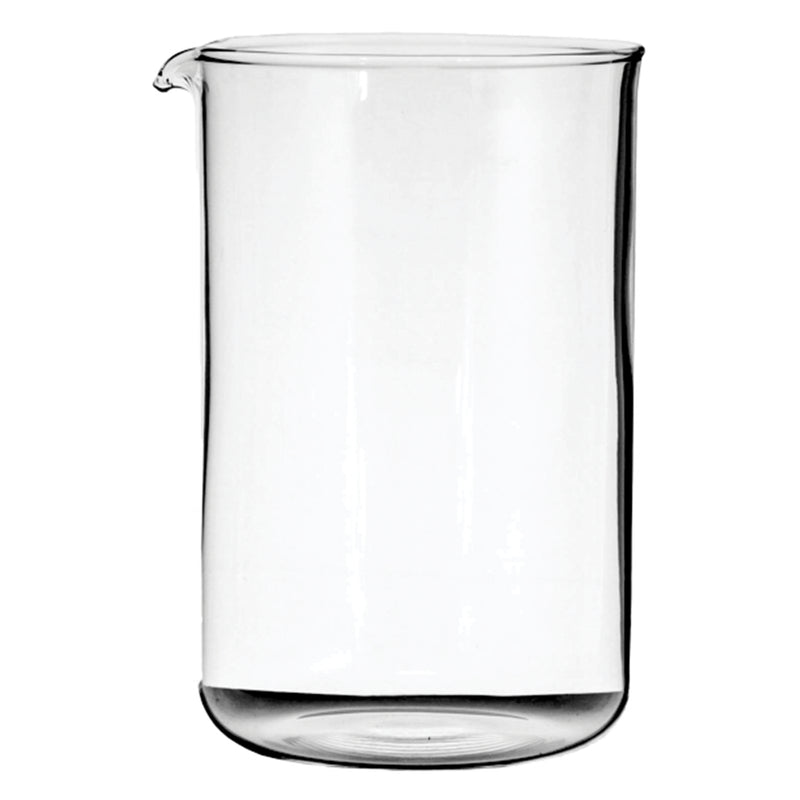 REGENT COFFEE PLUNGER REPLACEMENT GLASS BOROSILICATE, (600ML) FOR 21834, 28191, 28192, 28193, 28194