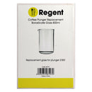 REGENT COFFEE PLUNGER REPLACEMENT GLASS BOROSILICATE, (90MM DIA) FOR 21831