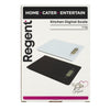 REGENT KITCHEN DIGITAL PLATFORM SCALE MIXED BLACK/WHITE EACH, 5KG