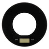 REGENT KITCHEN DIGITAL ROUND GLASS SCALE BLACK WITH CLEAR CENTRE, 5KG