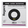 REGENT KITCHEN DIGITAL ROUND GLASS SCALE BLACK WITH CLEAR CENTRE, 5KG