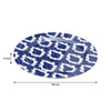 MELAMINE DINNER PLATE NAVY WILD, (254MM DIAX19MM)