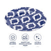 MELAMINE SIDE PLATE NAVY WILD
