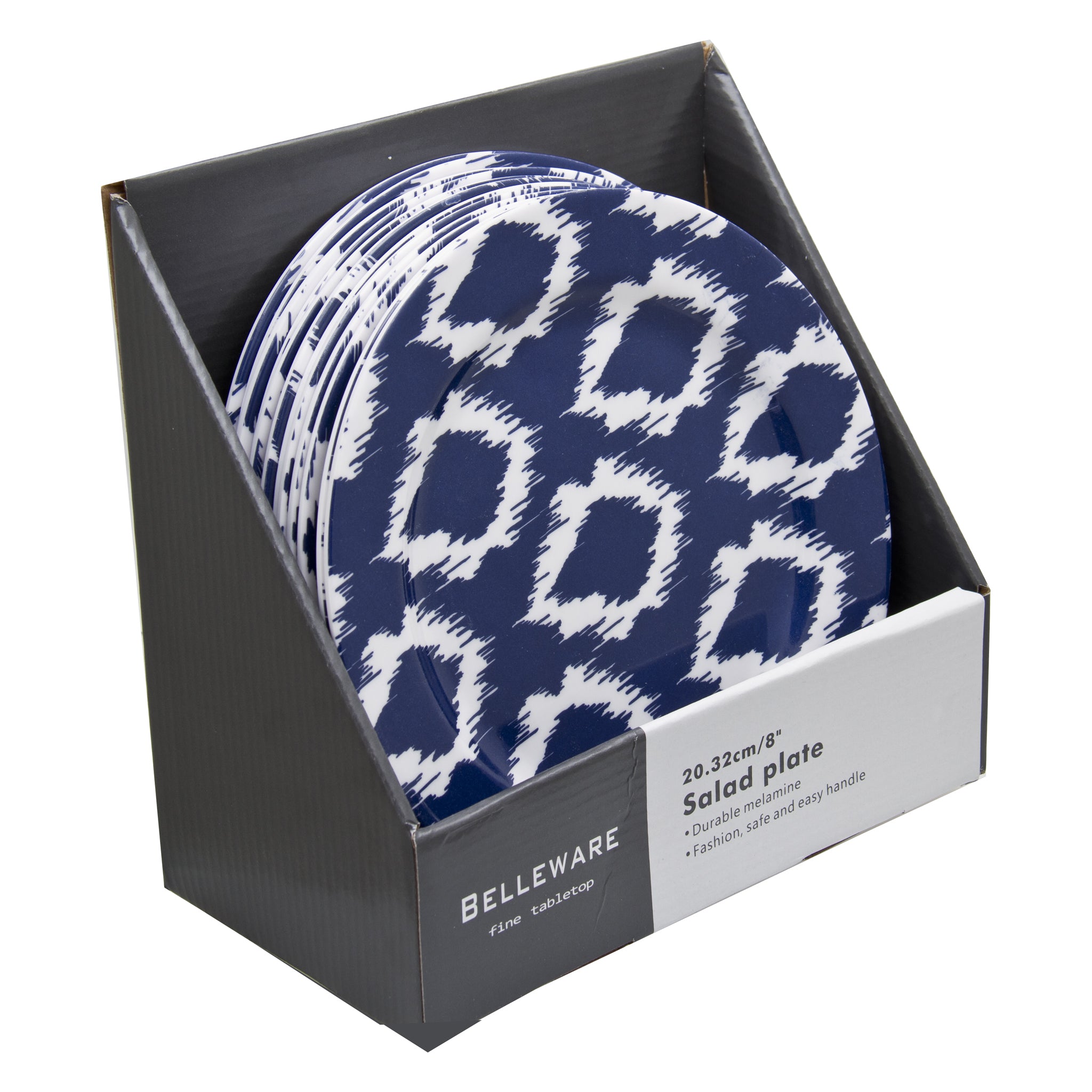 MELAMINE SIDE PLATE NAVY WILD