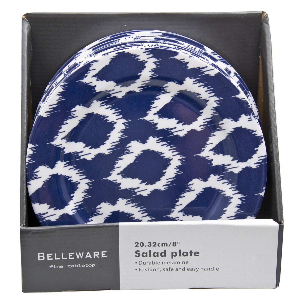 MELAMINE SIDE PLATE NAVY WILD