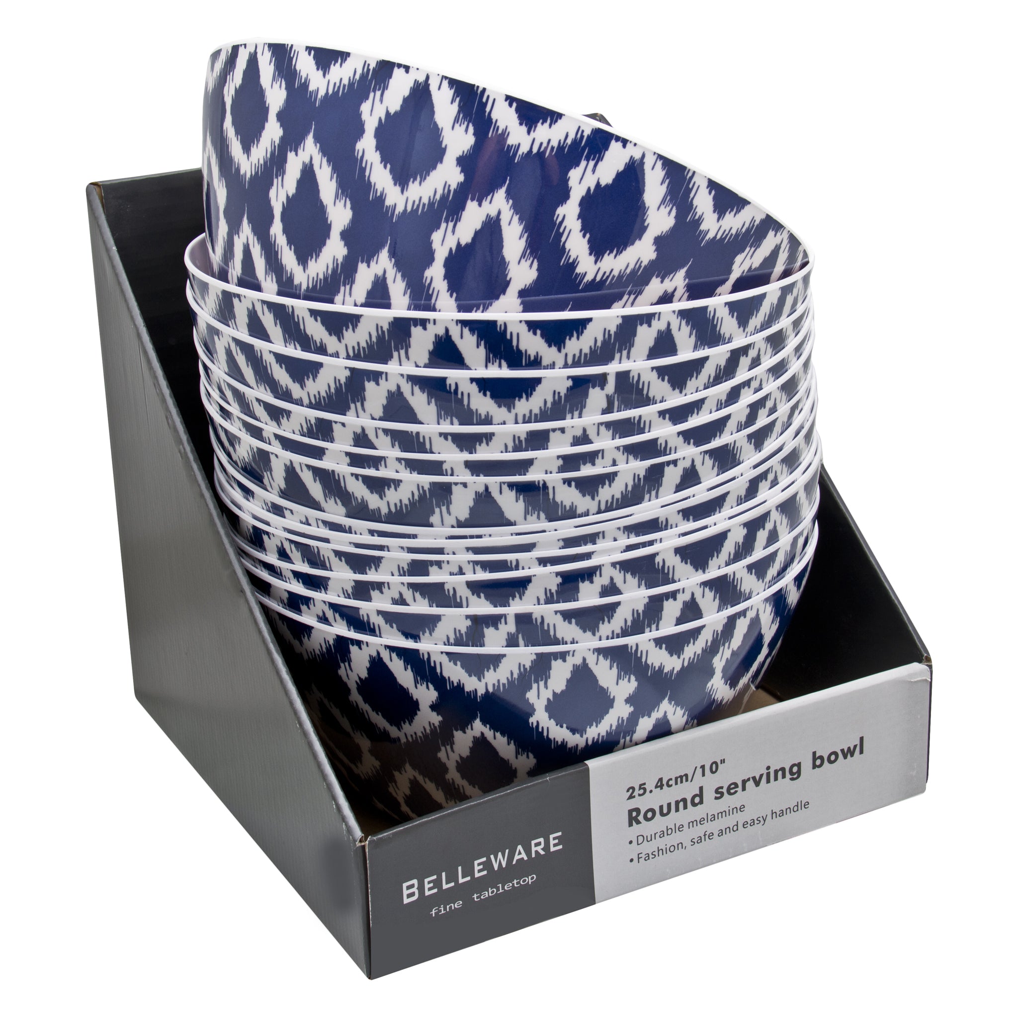 MELAMINE SALAD BOWL NAVY WILD, 3L