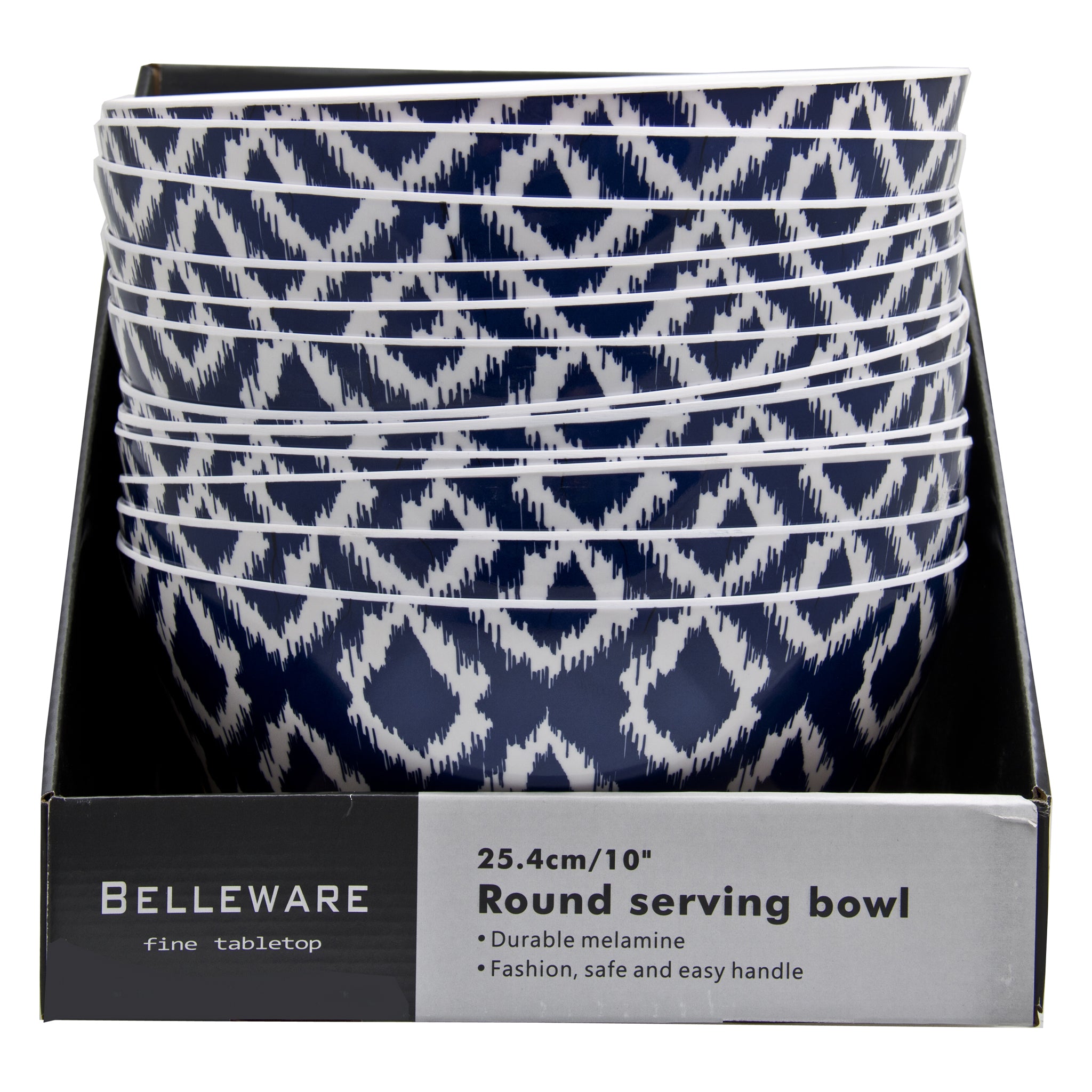 MELAMINE SALAD BOWL NAVY WILD, 3L