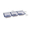 MELAMINE 3-SECTION TRAY NAVY WILD, (343X120X23MM)