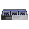 MELAMINE 3-SECTION TRAY NAVY WILD, (343X120X23MM)