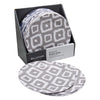 MELAMINE SIDE PLATE GREY WILD, 202MM DIA