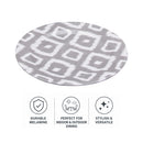 MELAMINE SIDE PLATE GREY WILD, 202MM DIA
