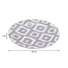 MELAMINE SIDE PLATE GREY WILD, 202MM DIA