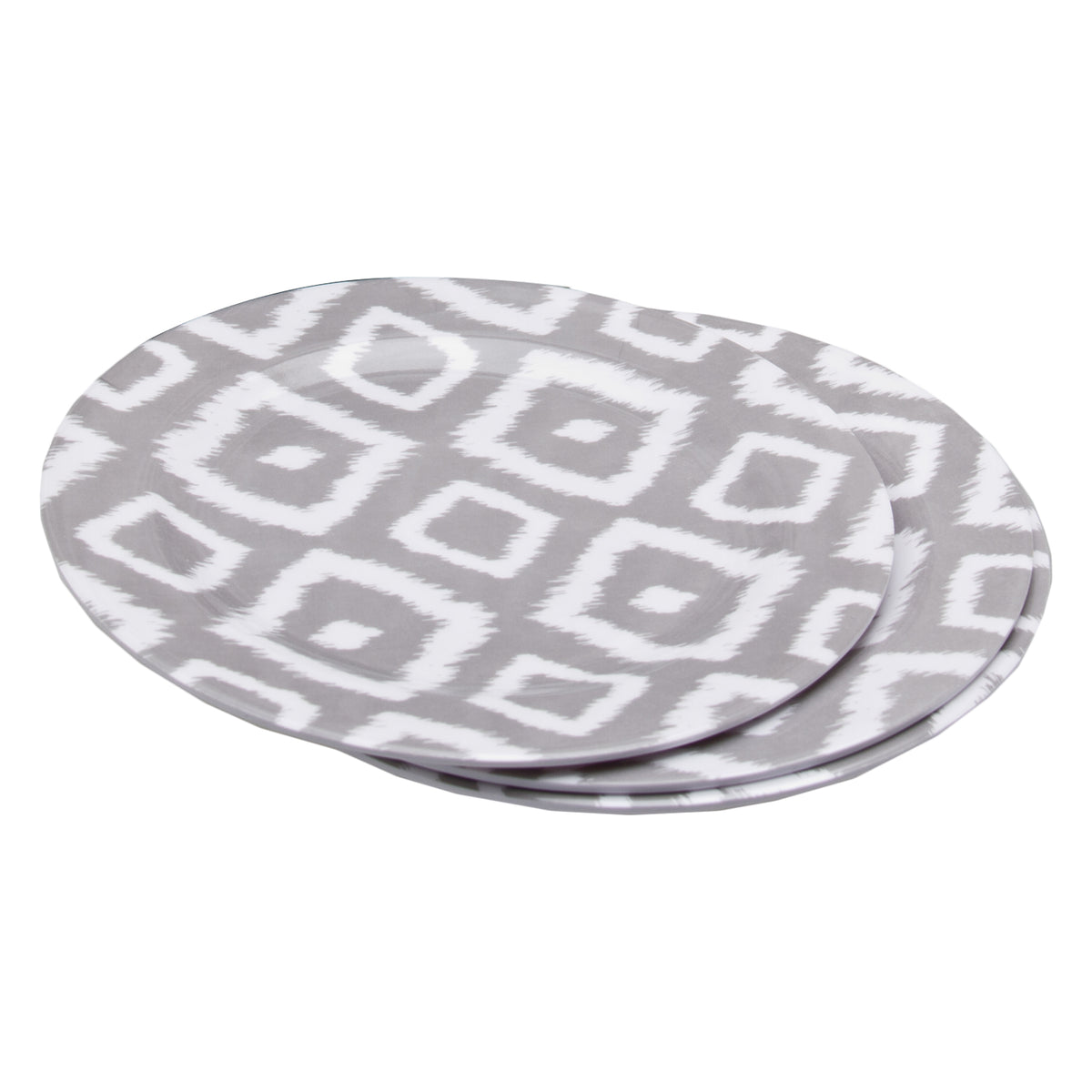 MELAMINE SIDE PLATE GREY WILD, 202MM DIA