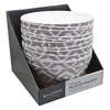 MELAMINE SALAD BOWL GREY WILD, 3LT (254MM DIAX120MM)
