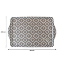 MELAMINE SERVING TRAY GREY WILD, (460X290X11MM)