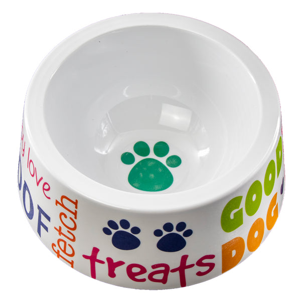 MELAMINE DOG BOWL, (203/178MM DIAX86MM)