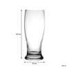 REGENT BEER GLASSES 6PK, 530ML