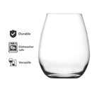 REGENT STEMLESS GLASS TUMBLER 6PK, 350ML