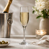REGENT STEMMED CHAMPAGNE FLUTE GLASSES 6PK, 190ML