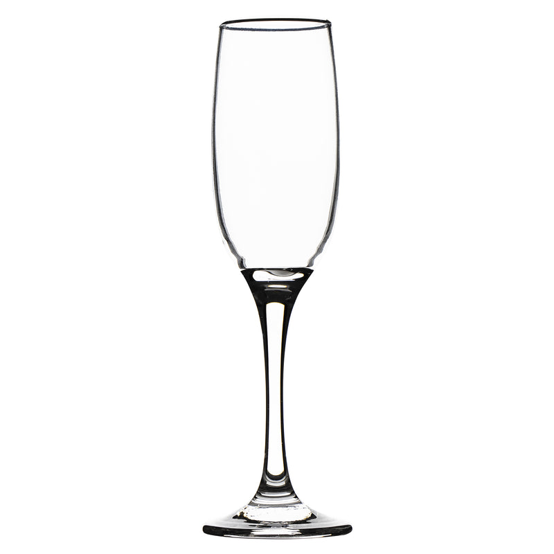 REGENT STEMMED CHAMPAGNE FLUTE GLASS 6 PACK, (190ML)