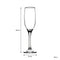 REGENT STEMMED CHAMPAGNE FLUTE GLASS 6 PACK, (190ML)