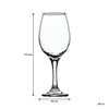 REGENT STEMMED WHITE WINE GLASSES 6PK, 385ML
