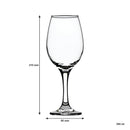 REGENT STEMMED WHITE WINE GLASS 6 PACK, (385ML)