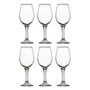 REGENT STEMMED WHITE WINE GLASS 6 PACK, (385ML)