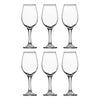 REGENT STEMMED WHITE WINE GLASS 6 PACK, (385ML)