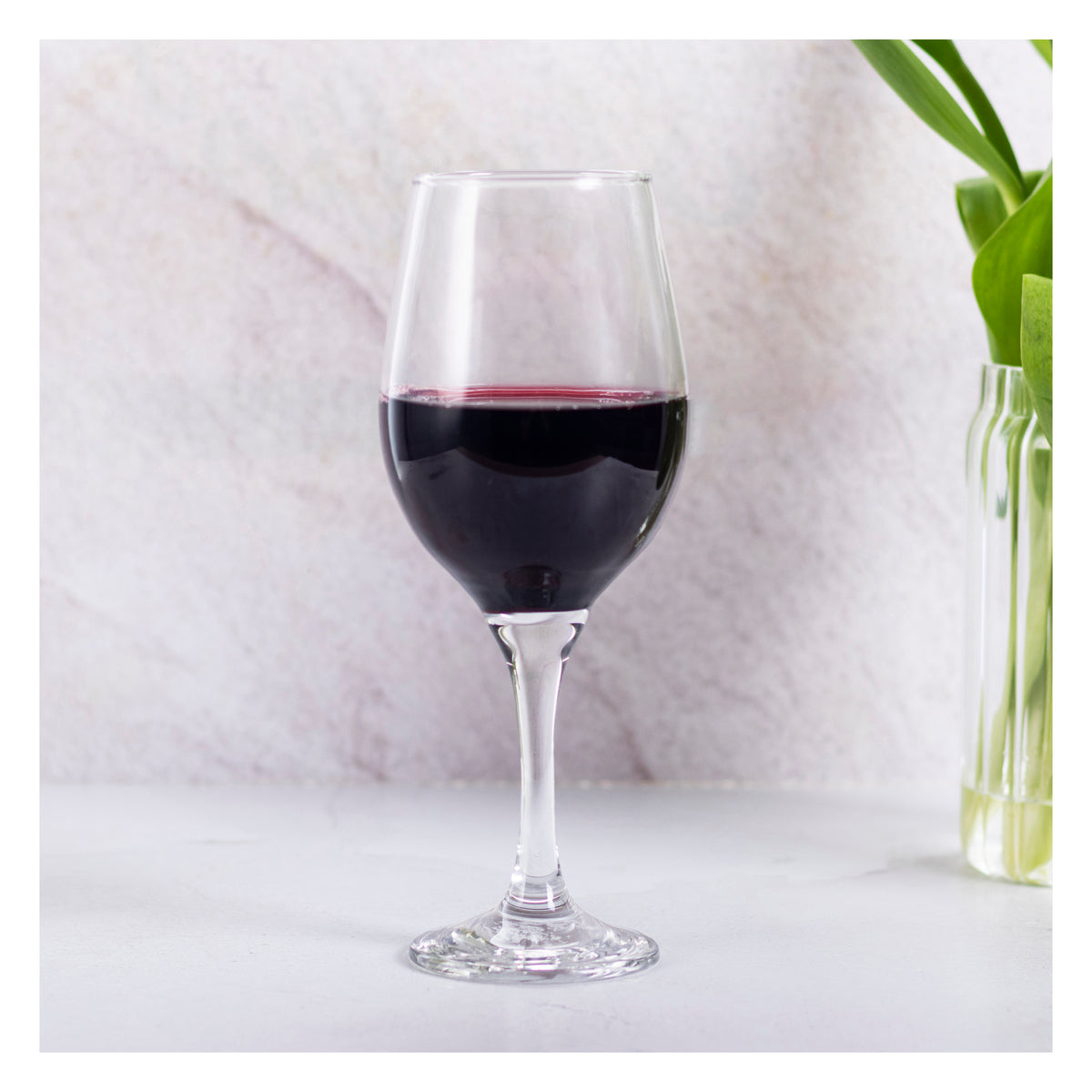 REGENT STEMMED RED WINE GLASSES 6PK, 490ML