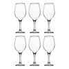 REGENT STEMMED RED WINE GLASSES 6PK, 490ML