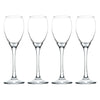 REGENT PARIS STEMMED FLUTE GLASS 4PK, 190ML