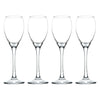 REGENT PARIS STEMMED FLUTE GLASS 4 PACK, (190ML)
