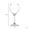 REGENT PARIS STEMMED RED WINE GLASS 4 PACK, (400ML)