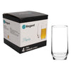 REGENT PARIS TALL TUMBLER 4 PACK, (410ML)
