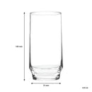 REGENT PARIS TALL TUMBLER 4 PACK, (410ML)