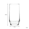 REGENT PARIS TALL TUMBLER 4 PACK, (410ML)