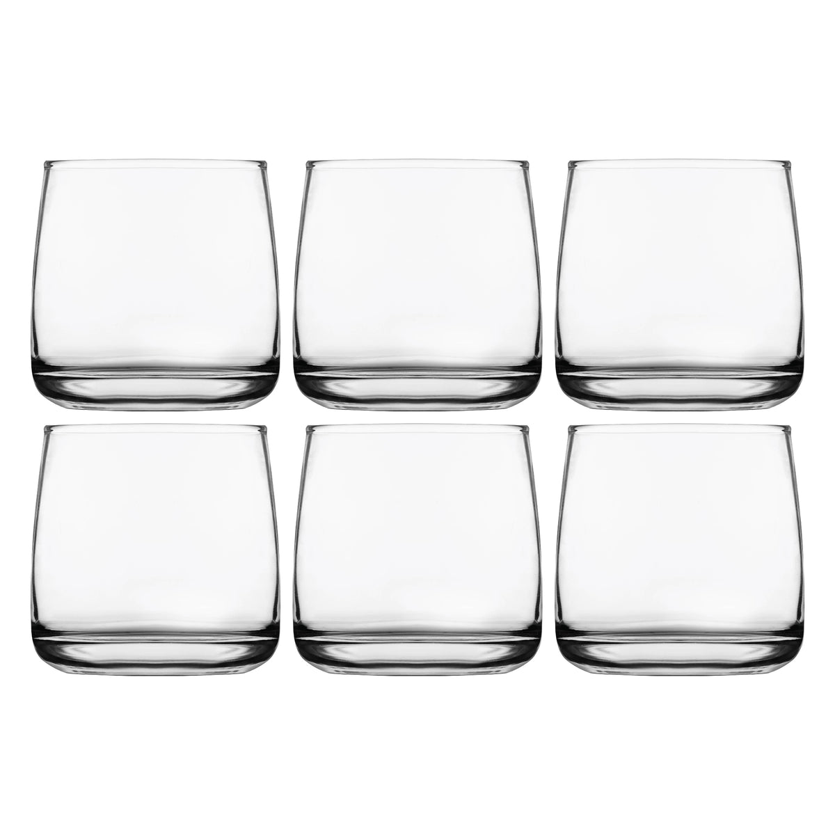 REGENT WHISKEY GLASS TUMBLERS 6PK, 375ML