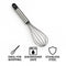 REGENT BAKEWARE WHISK 6 WIRE STAINLESS STEEL, 280MM