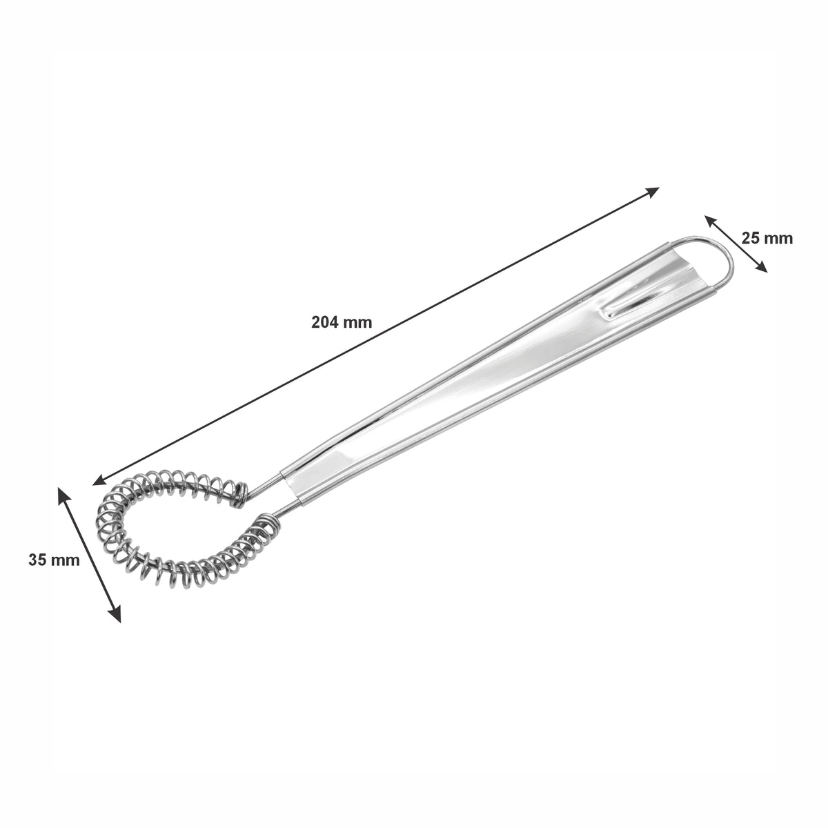 REGENT KITCHEN MINI EGG WHISK STAINLESS STEEL, 204MM