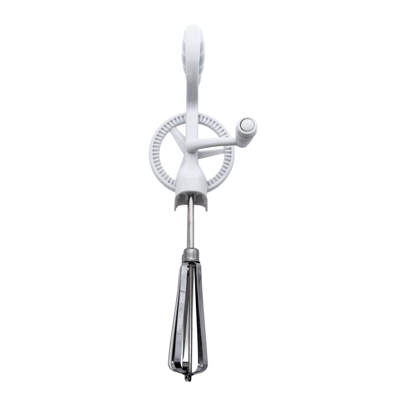REGENT EGG BEATER WHITE ABS PLASTIC AND STAINLESS STEEL, 310MM