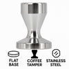 REGENT COFFEE TAMPER STAINLESS STEEL, 57.5MM DIA