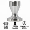 REGENT COFFEE TAMPER STAINLESS STEEL, 57.5MM DIA