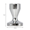 REGENT COFFEE TAMPER STAINLESS STEEL, 57.5MM DIA