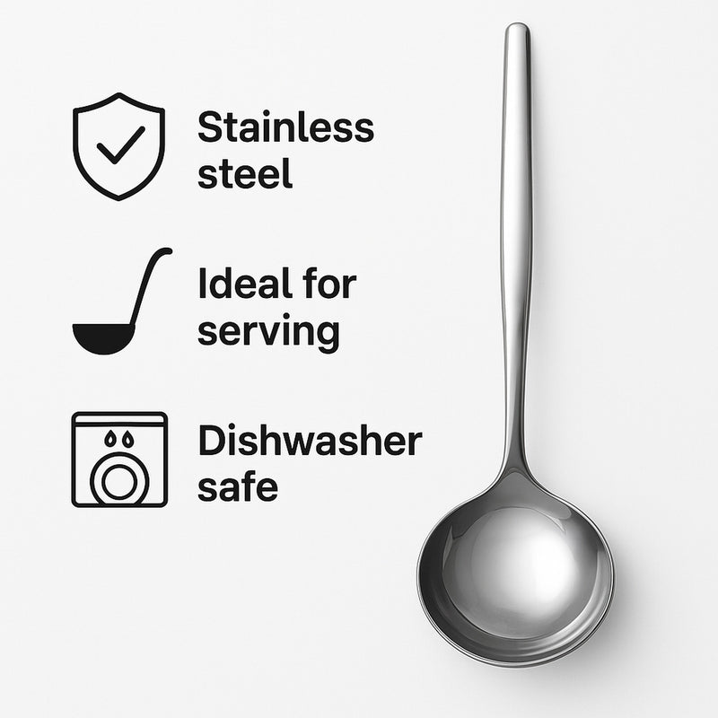 REGENT CURRY SPOON STAINLESS STEEL, 255MM