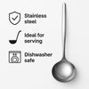REGENT CURRY SPOON STAINLESS STEEL, 255MM